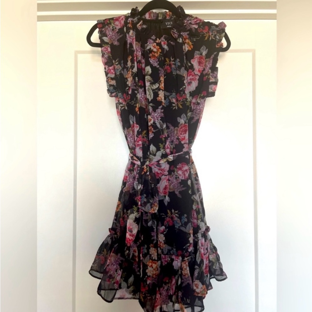 Vici Dolls Floral Ruffle Dress